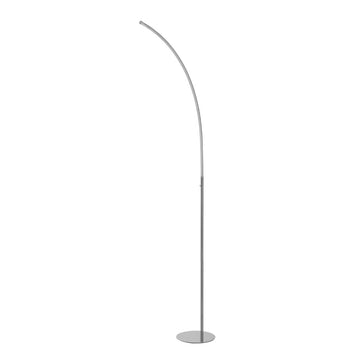 Curva 64" Metal Minimalist Modern LED Integrated Floor Lamp - JONATHAN Y